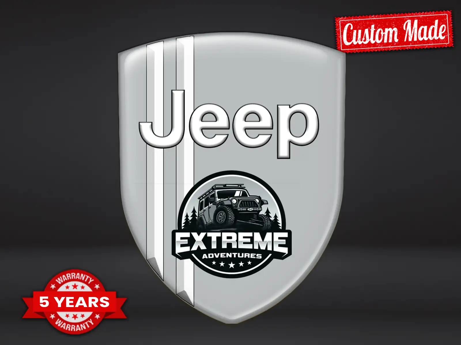Jeep Pegatina Relieve Auto Estilo Profesional Resistente